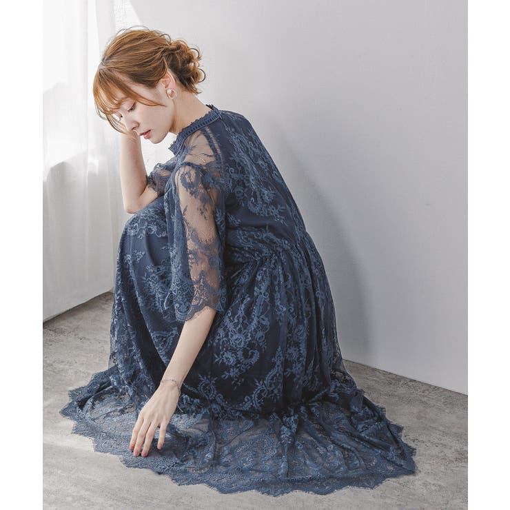 レース ドレス ワンピースドレス[品番：BECW0001151]｜kana（カナ）の