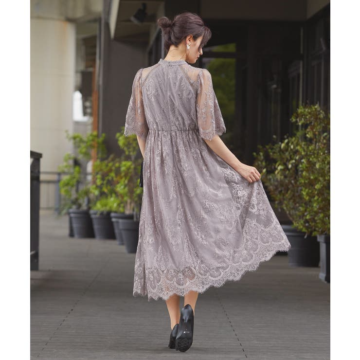 レース ドレス ワンピースドレス[品番：BECW0001151]｜kana