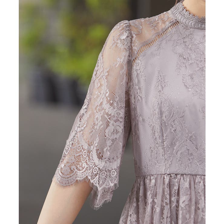 レース ドレス ワンピースドレス[品番：BECW0001151]｜kana