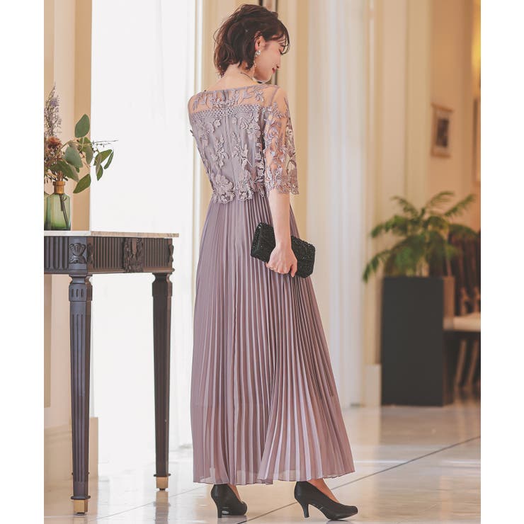 フラワー 刺繍 レース[品番：BECW0000965]｜kana（カナ）の