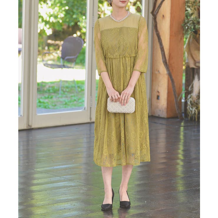 喜ばれる誕生日プレゼント 結婚式 ワンピース[品番：BECW0000941]｜kana ワンピースドレス ワンピース