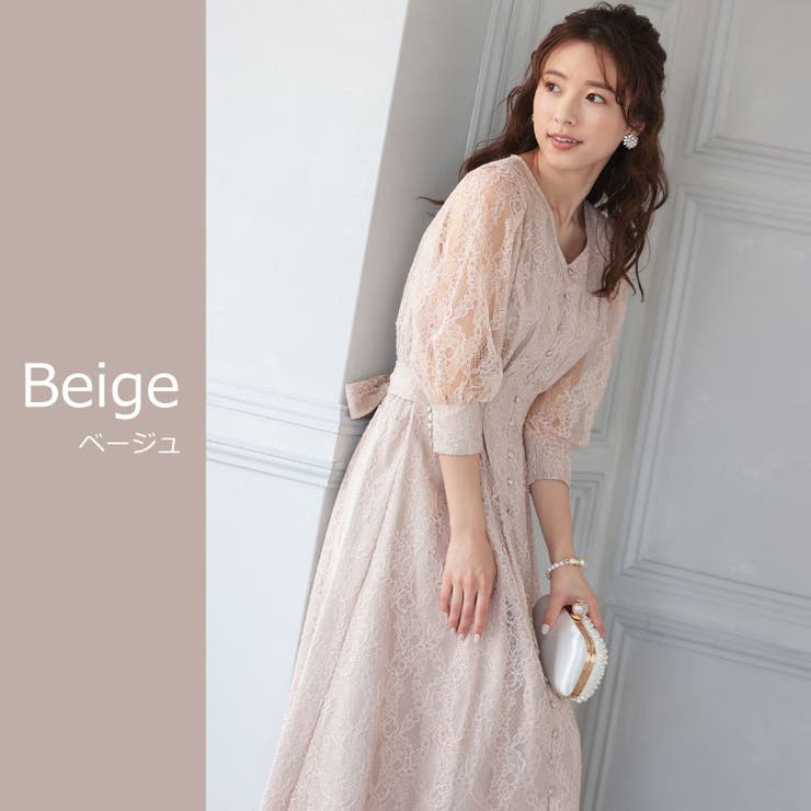 ワンピース ロングワンピース ロング丈[品番：BECW0010039