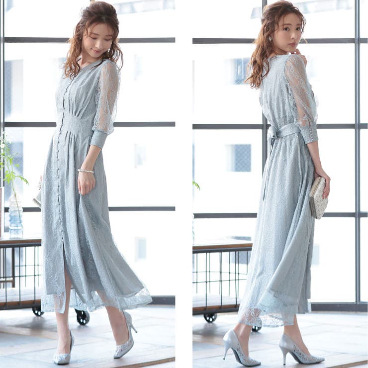 ワンピース ロングワンピース ロング丈[品番：BECW0010039