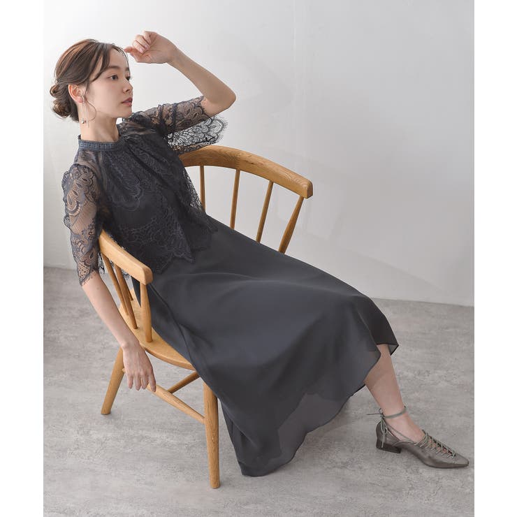 プチハイネック フレア レーススリーブ[品番：BECW0001982]｜kana（カナ）のレディースファッション通販｜SHOPLIST（ショップリスト）