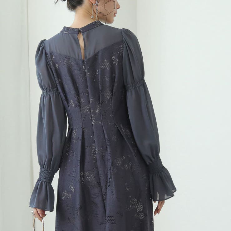 パーティードレス 結婚式 シフォン[品番：BECW0010290]｜kana