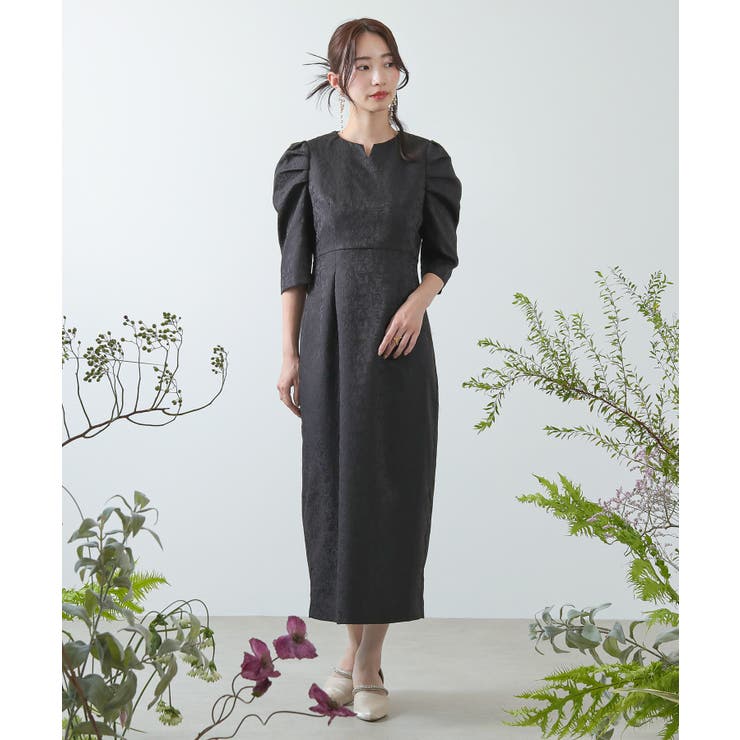 パーティードレス 結婚式 ジャガード[品番：BECW0010253]｜kana（カナ）のレディースファッション通販｜SHOPLIST（ショップリスト）