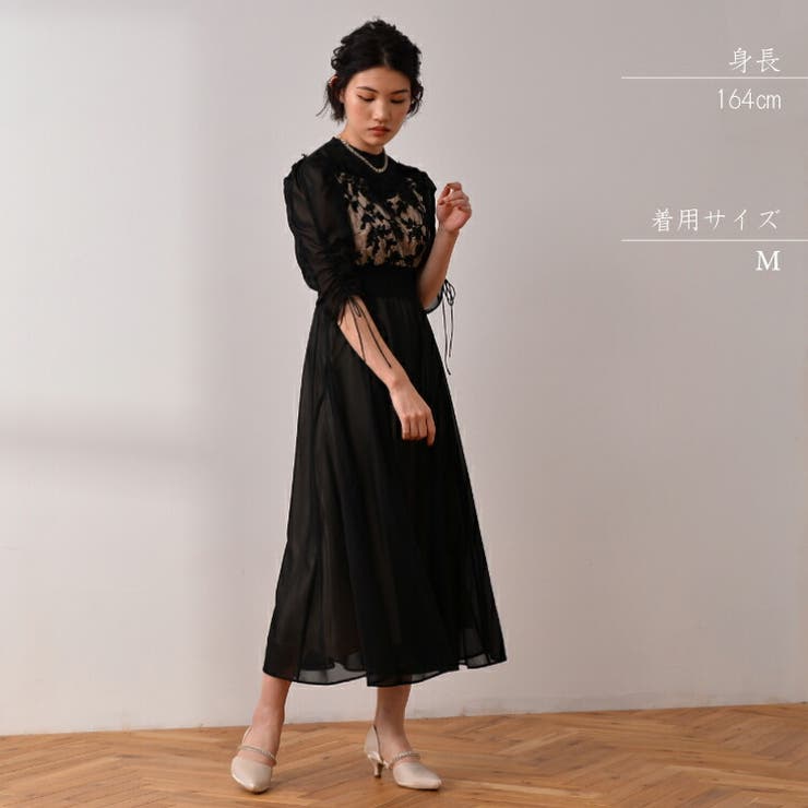 カナ Kana 大きいサイズ L 黒 パーティー ドレス ワンピース 結婚式 カナ Kana 大きいサイズ L 黒 パーティー ドレス ワンピース 結婚式