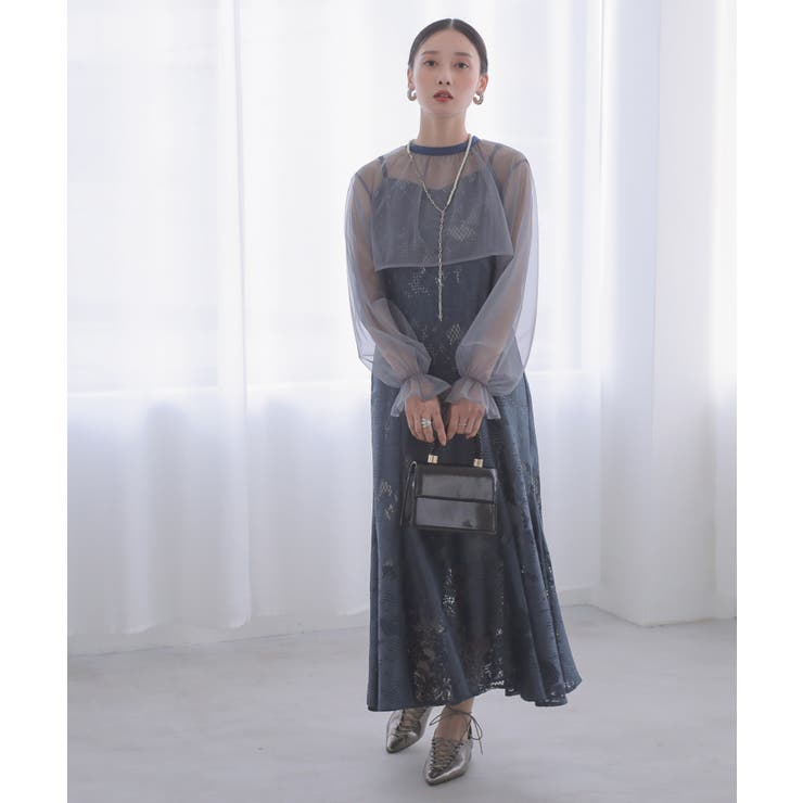 パーティードレス 結婚式 チュールボレロ[品番：BECW0010139