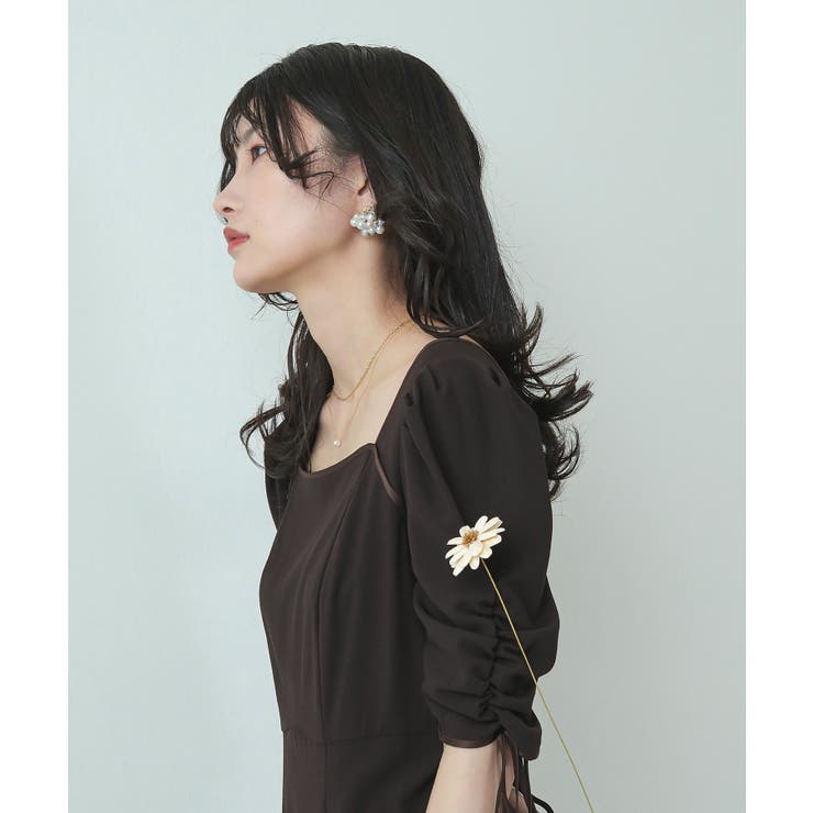 ワンピースドレス 結婚式 ワンピース[品番：BECW0010182]｜kana