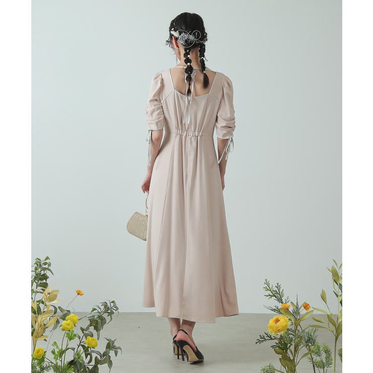 ワンピースドレス 結婚式 ワンピース[品番：BECW0010182]｜kana