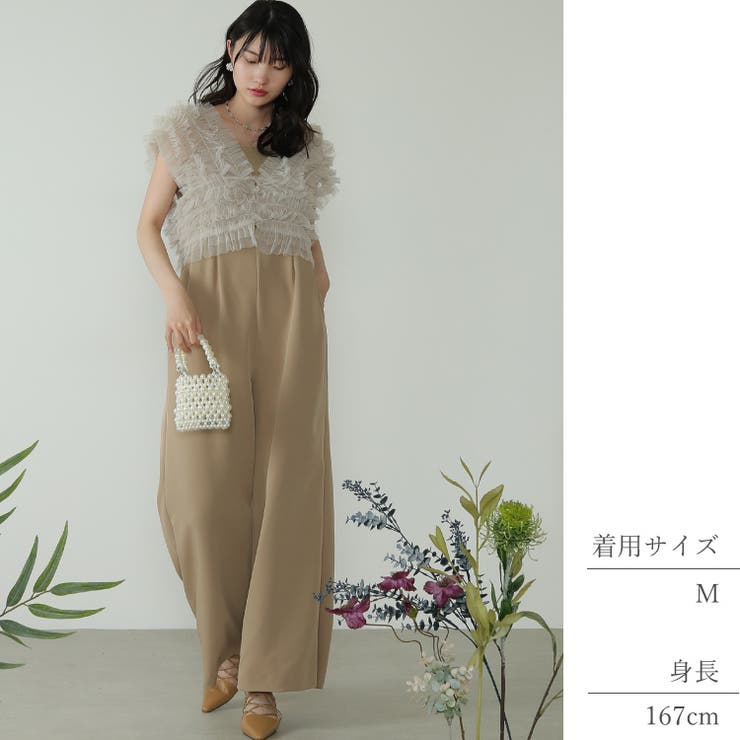 パンツドレス パーティードレス 結婚式[品番：BECW0010382