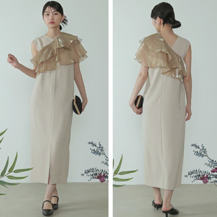 パーティードレス 結婚式 ロング[品番：BECW0010383]｜kana
