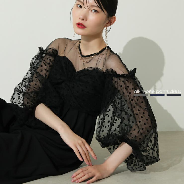 新作 パンツドレス パーティードレス | kana | 詳細画像1