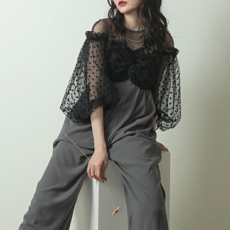 新作 パンツドレス パーティードレス | kana | 詳細画像3