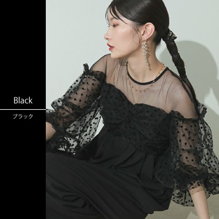 ブラック | 新作 パンツドレス パーティードレス | kana