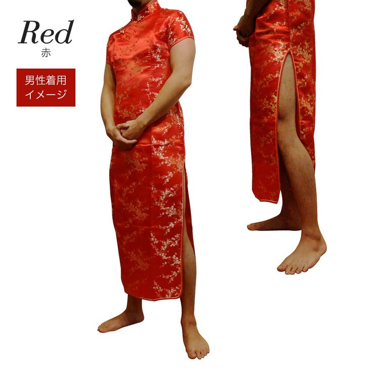 コスプレ 大きいサイズ 女装 チャイナドレス メンズ Veroman  | VEROMAN FIT | 詳細画像3 