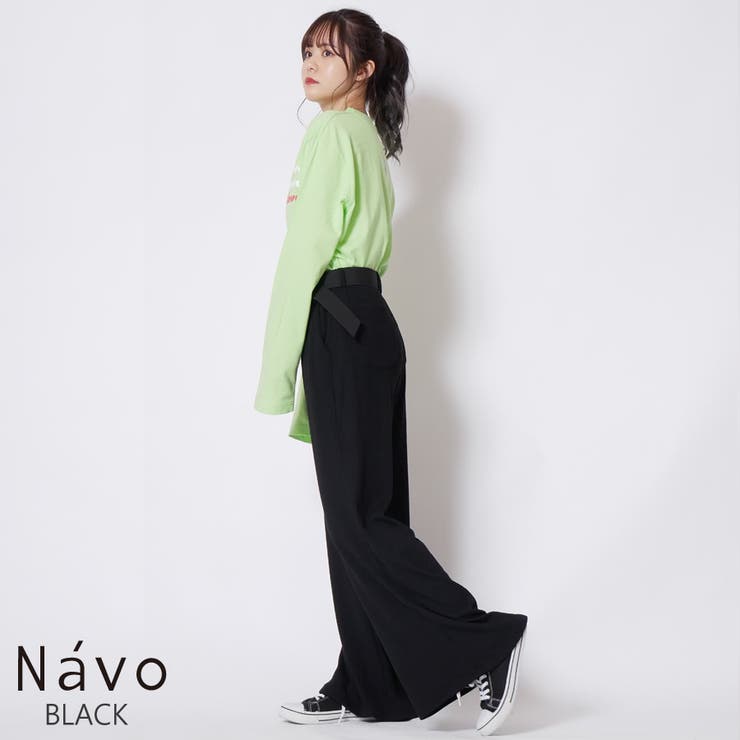 Navo×KANGOL REWARDコラボ リブテレコパンツ | LIVERTINEAGE | 詳細画像4 