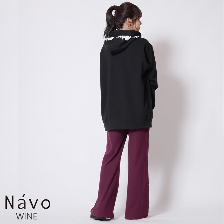 Navo×KANGOL REWARDコラボ リブテレコパンツ | LIVERTINEAGE | 詳細画像12 