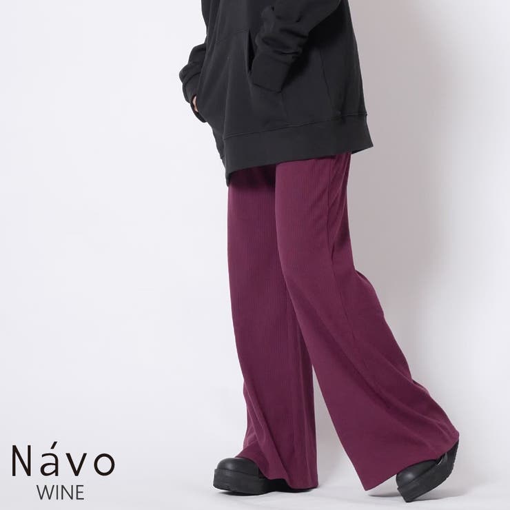 Navo×KANGOL REWARDコラボ リブテレコパンツ | LIVERTINEAGE | 詳細画像15 