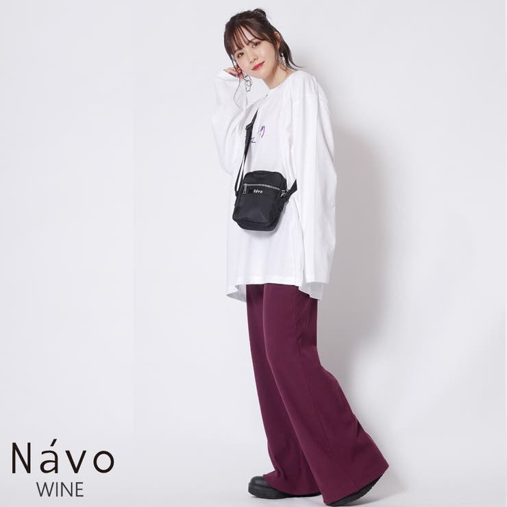Navo×KANGOL REWARDコラボ リブテレコパンツ | LIVERTINEAGE | 詳細画像16 