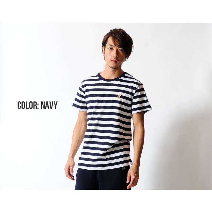Kangol Reward 金糸刺繍ワンポイントロゴボーダーtシャツ 品番 Vf Livertineage リバティーンエイジ のメンズファッション通販 Shoplist ショップリスト