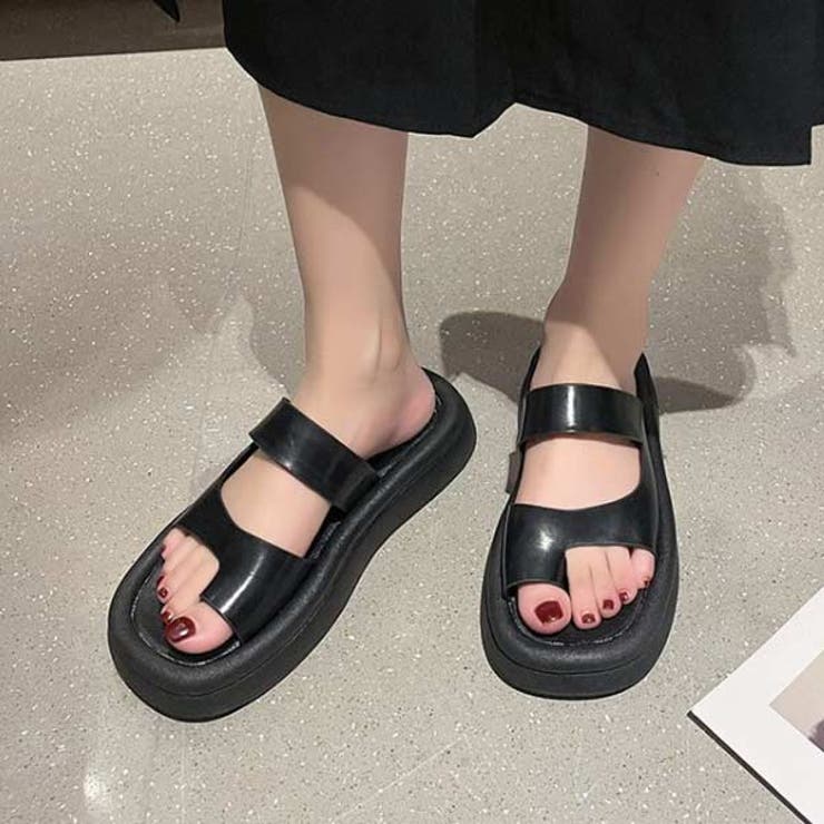 サンダル　プラットフォームサンダル　厚底　韓国　ファッション