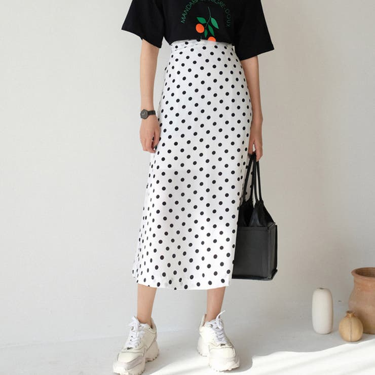 ロングスカート レディース (ドット柄[品番：VCTW0003146]｜VICTORIA