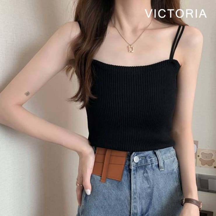 キャミソール ダブルストラップ 韓国 | VICTORIA | 詳細画像4 