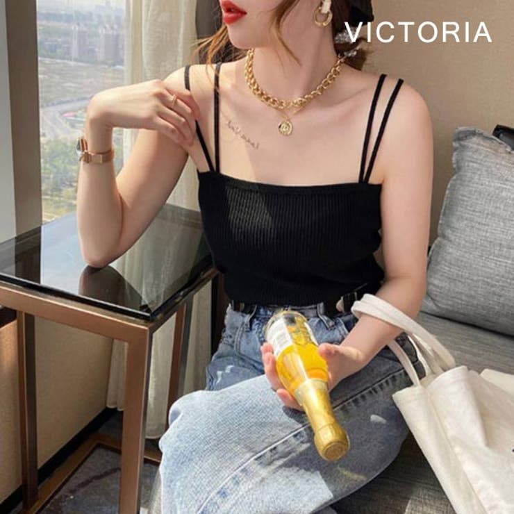 キャミソール ダブルストラップ 韓国 | VICTORIA | 詳細画像7 