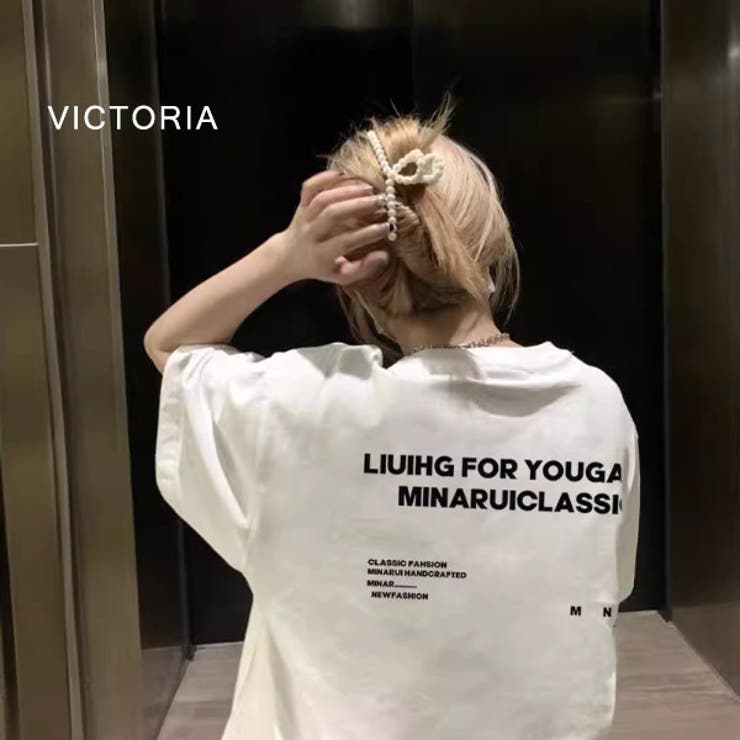 Tシャツ 半袖 バックプリント | VICTORIA | 詳細画像3 