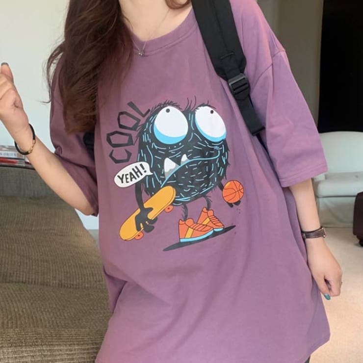 カジュアルプリント ロゴTシャツ レディース | VICTORIA | 詳細画像2 