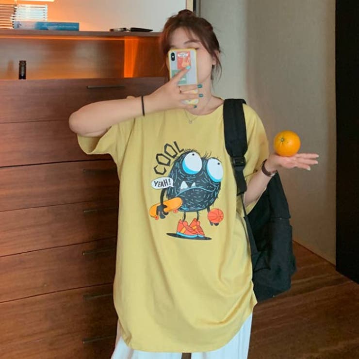 カジュアルプリント ロゴTシャツ レディース | VICTORIA | 詳細画像12 