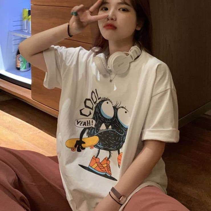 カジュアルプリント ロゴTシャツ レディース | VICTORIA | 詳細画像7 