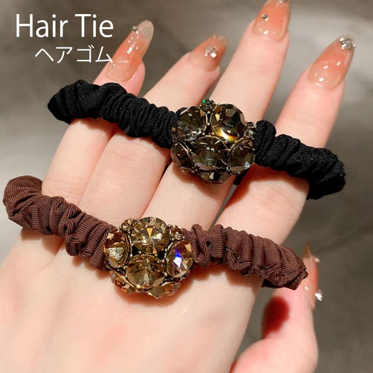 ヘアゴム ビジュー ヘアアクセサリー | VICTORIA | 詳細画像1 