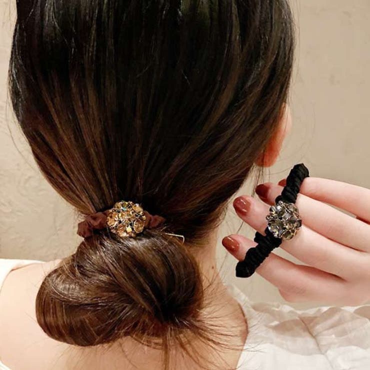 シュシュ　ヘアバンド　ヘアアクセサリー　韓国　ファッション