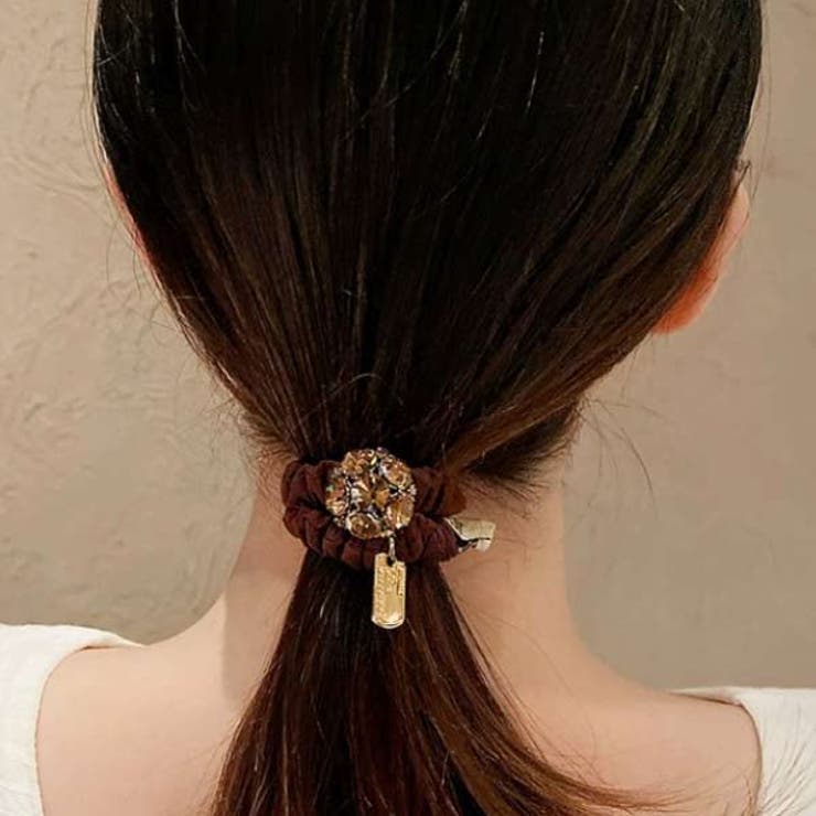 シュシュ　ヘアバンド　ヘアアクセサリー　韓国　ファッション