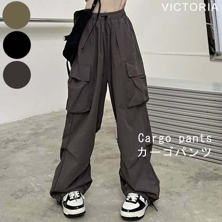 ゆったりカーゴパンツ レディース ストリート | VICTORIA | 詳細画像1 