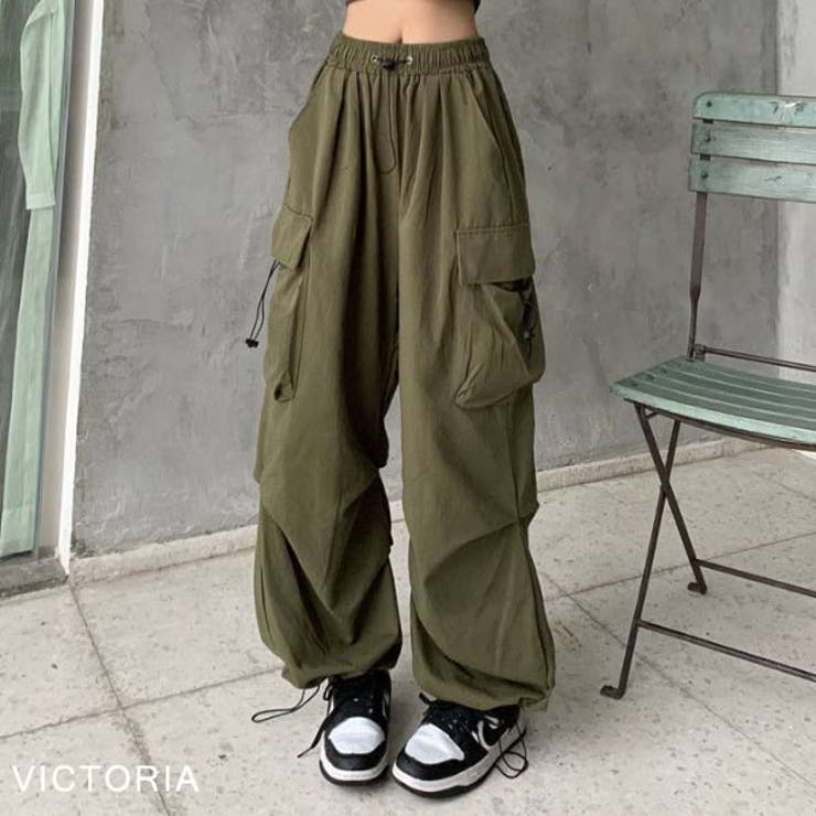 ゆったりカーゴパンツ レディース ストリート | VICTORIA | 詳細画像5 