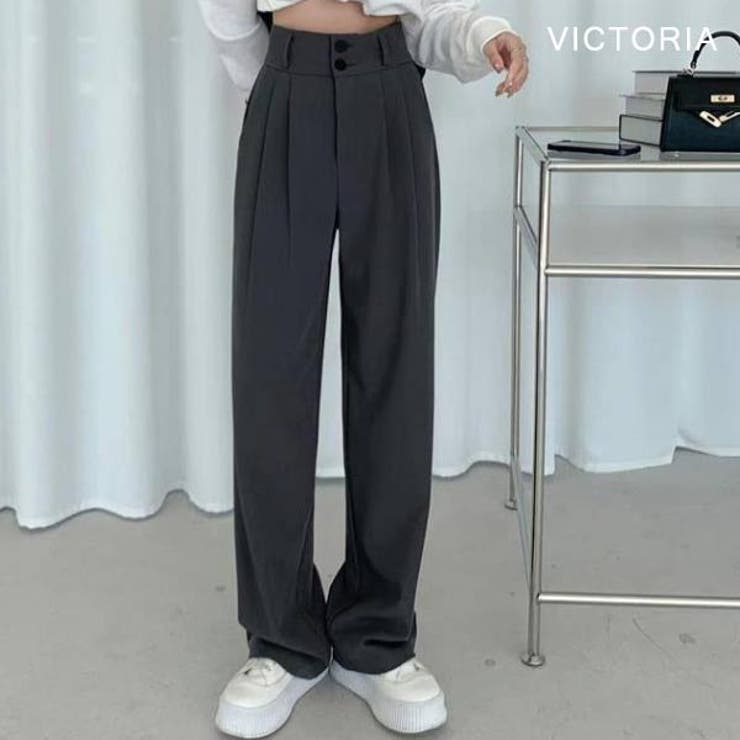 ハイウエスト タックパンツ レディース | VICTORIA | 詳細画像11 