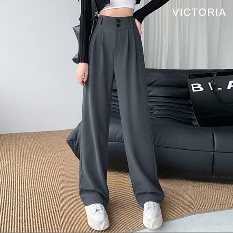 ハイウエスト タックパンツ レディース | VICTORIA | 詳細画像6 
