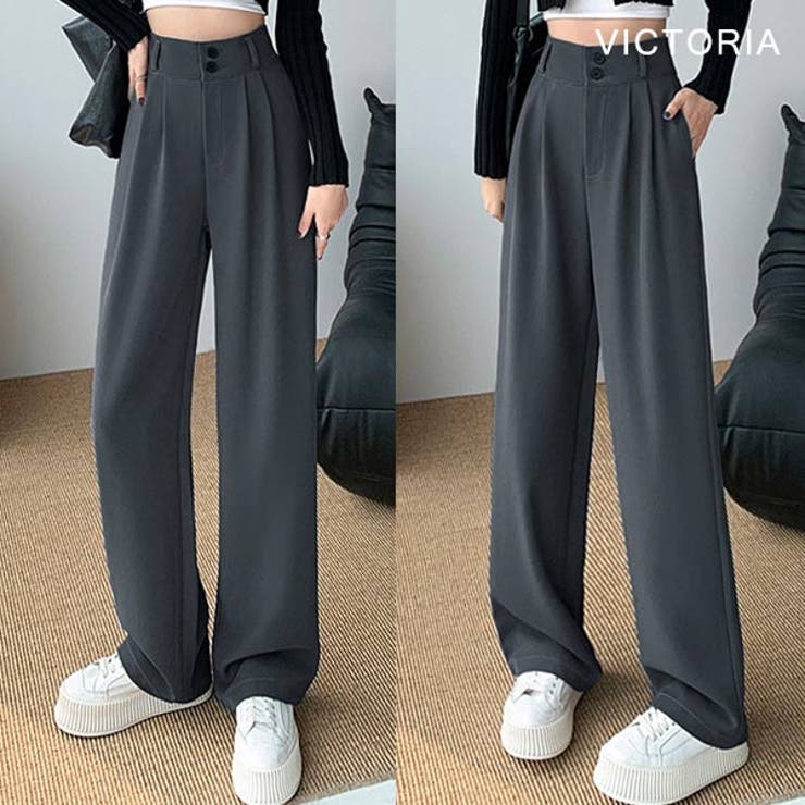 ハイウエスト タックパンツ レディース | VICTORIA | 詳細画像8 