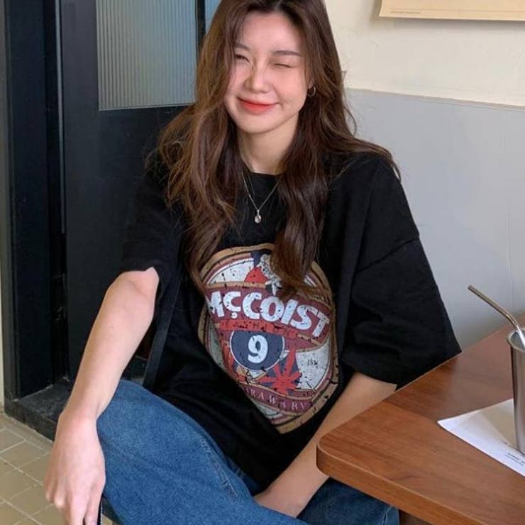 Tシャツ　チュニック　韓国ファッション