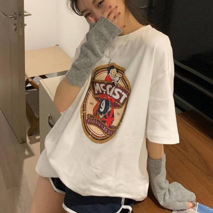 Tシャツ　チュニック　韓国ファッション