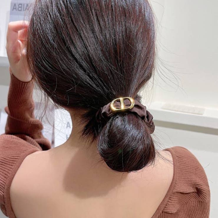 シュシュ　ヘアバンド　ヘアアクセサリー　韓国　ファッション