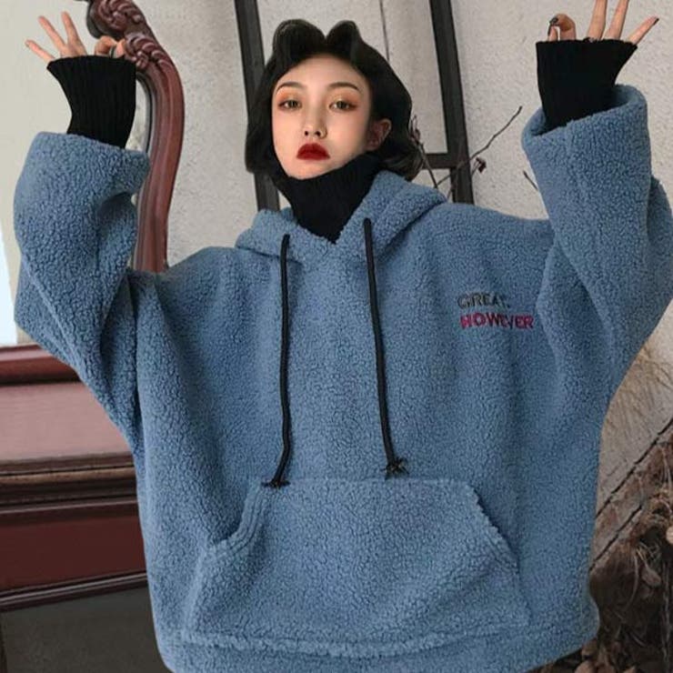 ボアパーカー パーカー もこもこ[品番：VCTW0003990]｜VICTORIA