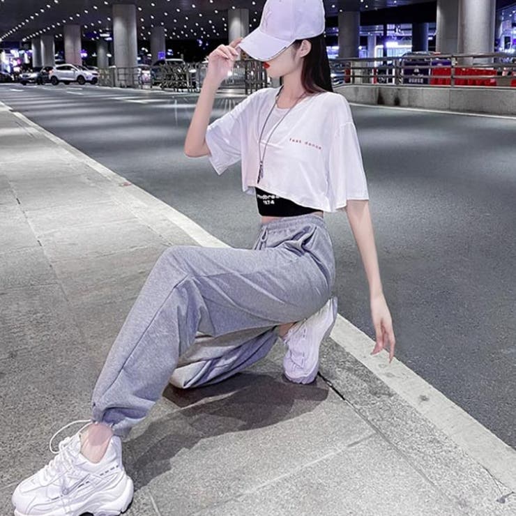 クロップド丈 Tシャツ &[品番：VCTW0004493]｜VICTORIA
