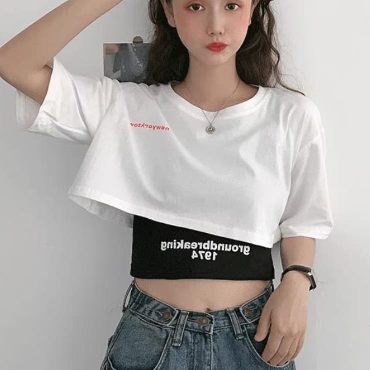 クロップド丈 Tシャツ & | VICTORIA | 詳細画像3 