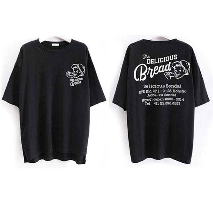 レディース　プリントTシャツ　韓国ファッション