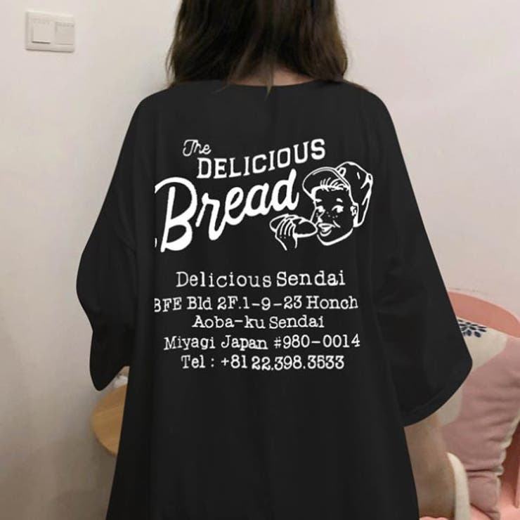 レディース　プリントTシャツ　韓国ファッション