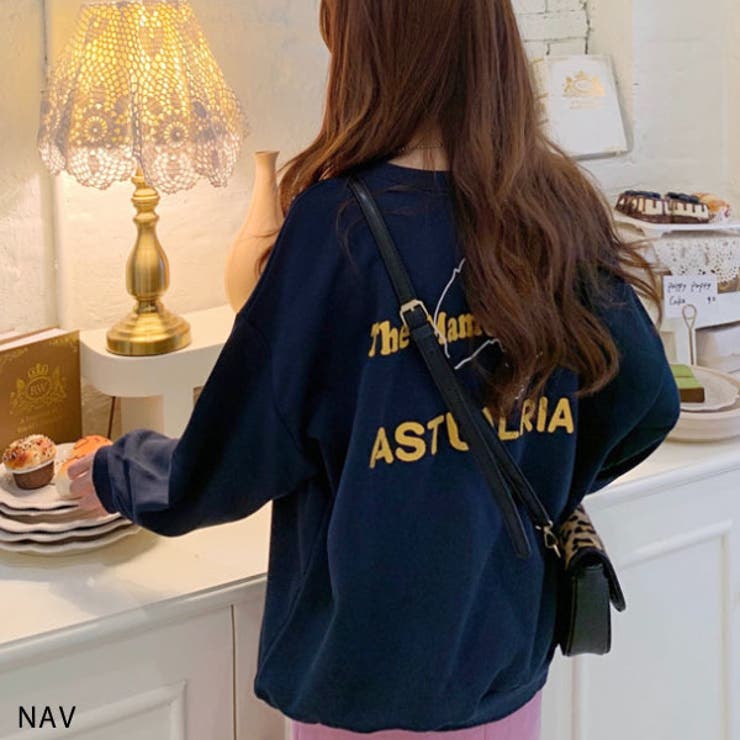 新品✴︎Victoria's Secret ✴︎ベロア生地薄手スウェット上 薄手 スウェット レディース[品番：VCTW0003558]｜VICTORIA